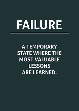 Failure Quote Poster