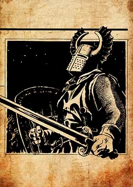 Medieval Knight Illustration