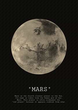 Mars Planet Illustration