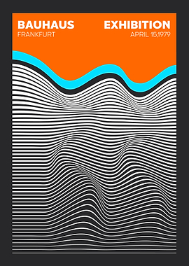 Bauhaus Frankfurt Exhibition Poster 1979