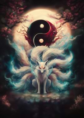 Nine-Tailed Fox Yin Yang
