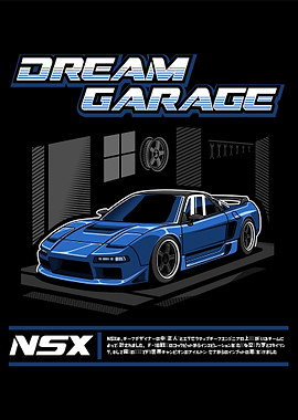 Dream Garage Honda NSX Blue