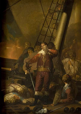 Christian IV Aboard his Flagship The Trinity