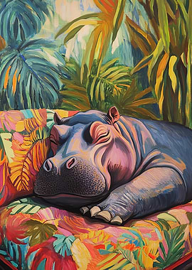 Sleeping Hippo