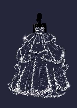 Sparkling Ball Gown Silhouette