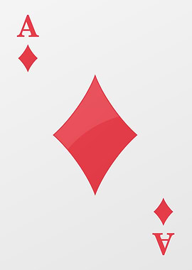 Ace of Diamonds Playing Card