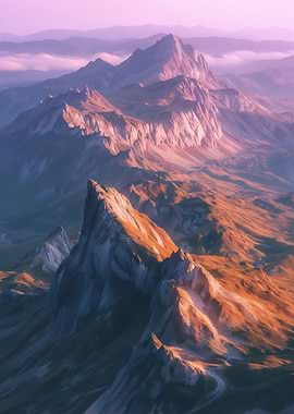 Mountain Range Landscape