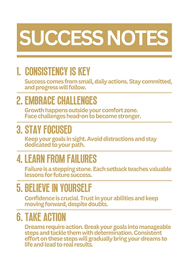 Success Notes