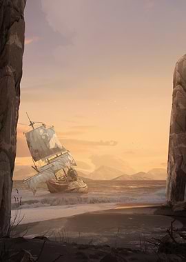 Shipwrecked at Sunset