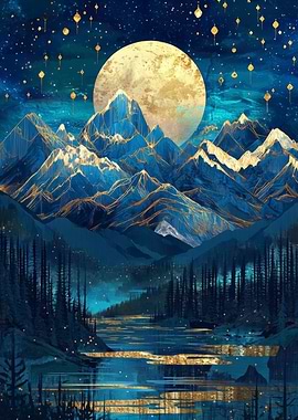 Golden Moon Mountains