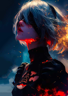 2B nier automata Art