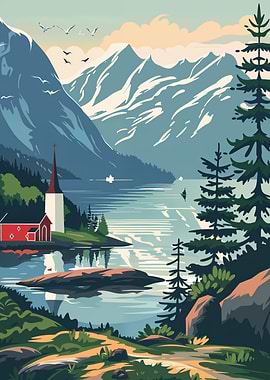 Norway landscape