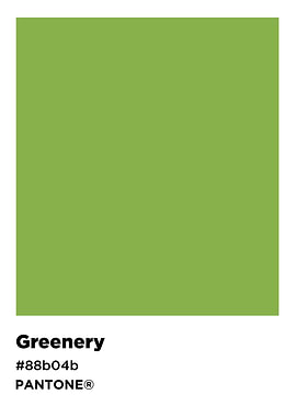 Pantone Greenery Color