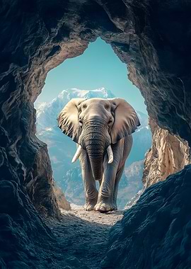 Elephant in Cave