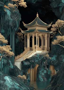 Golden Pagoda in a Mystica