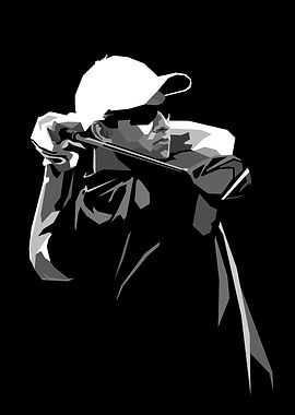 Golf Swing Silhouette
