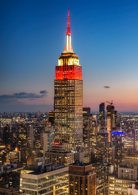 Empire State Building Night View