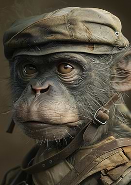 Chimpanzee Soldier