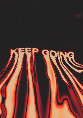 Keep Going Abstract Art
