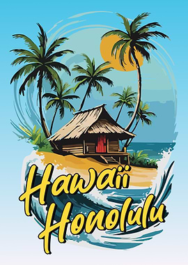 Hawaii Honolulu Beach Hut