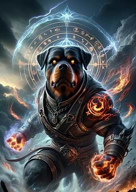 Rottweiler Warrior