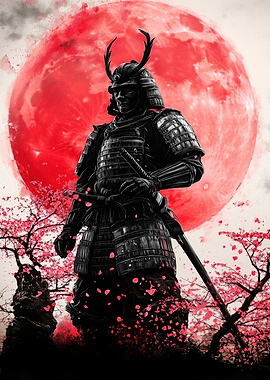 Cherry Samurai Warrior