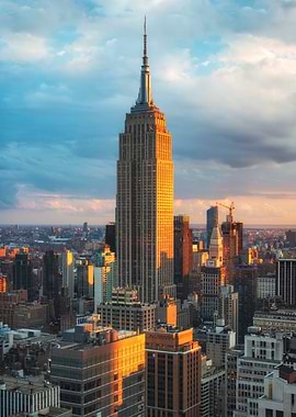 Empire State Building Sunset