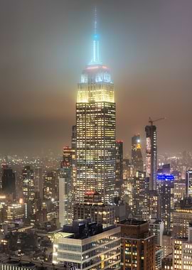 Empire State Building Night View