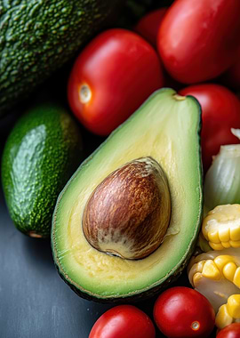 Avocado and Tomatoes