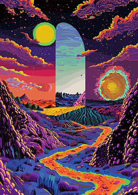 Psychedelic Landscape