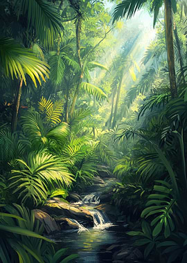 Tropical Rainforest Stream