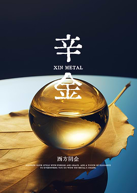 Xin Metal Gold Sphere