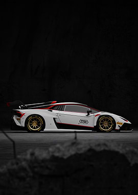 Lamborghini Huracan GT3 Evo 2 - Side View