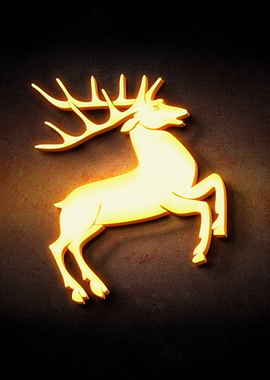 Golden Stag Emblem