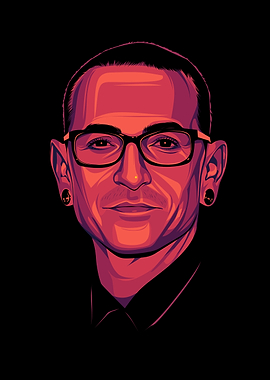 Chester Bennington Pop Art Portrait