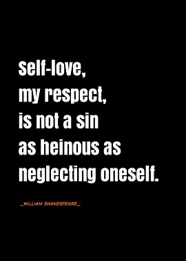 Shakespeare Quote on Self-Love