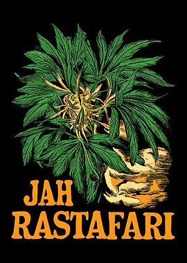 Jah Rastafari Cannabis Art