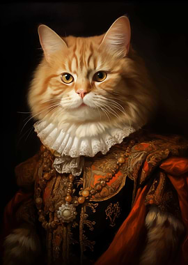 ginger Victorian cat