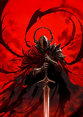 Dark Knight with Sword