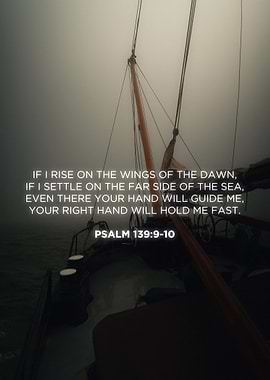 Psalm 139:9-10 on a Ship