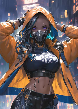 Cyberpunk Female Character