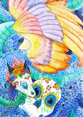 Sugar Skull Dragon