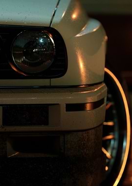 Sports Car Front View