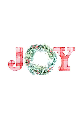 Christmas Joy Wreath