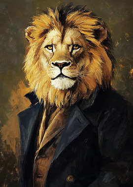 Lion in a Suit
