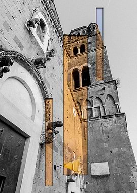 Medieval Church Facade Caserta Vecchia