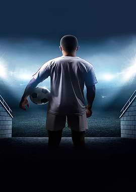 Soccer Player on Field