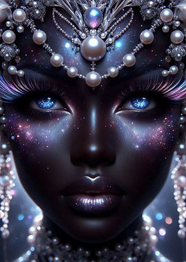 Cosmic Beauty Portrait