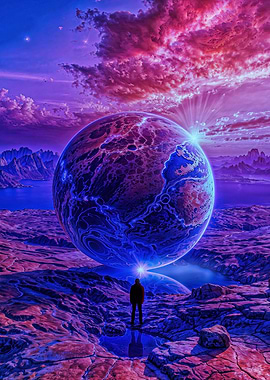 Dystopian Planet Landscape