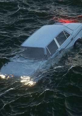 Submerged Car